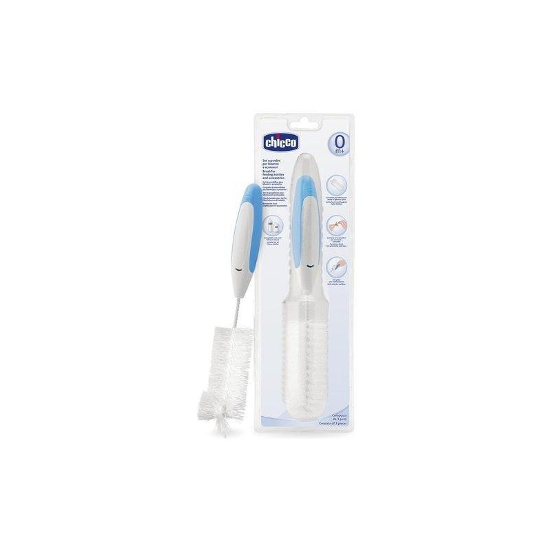 Chicco Biberon 3-in-1 Kit di Pulizia Scovolino