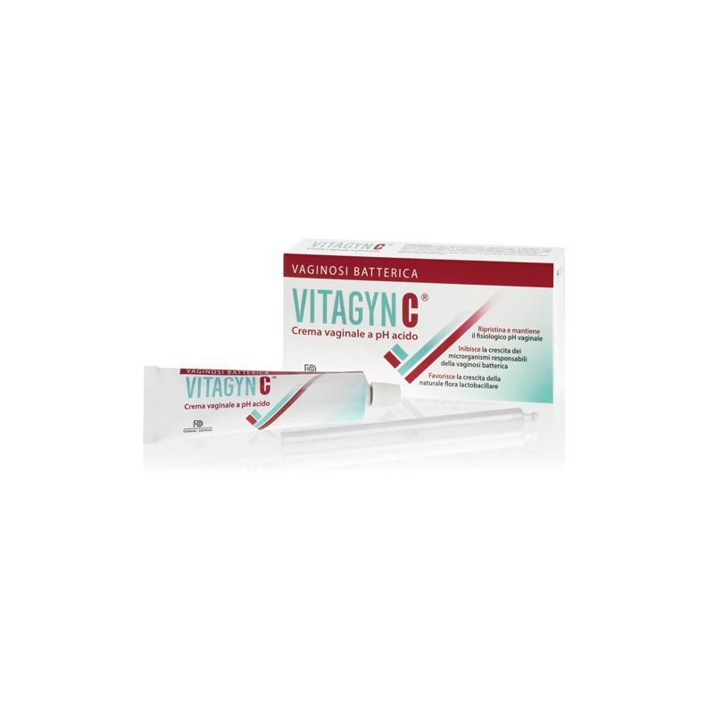 Vitagyn C Crema Vaginale 30g con 6 Applicatori Inclusi
