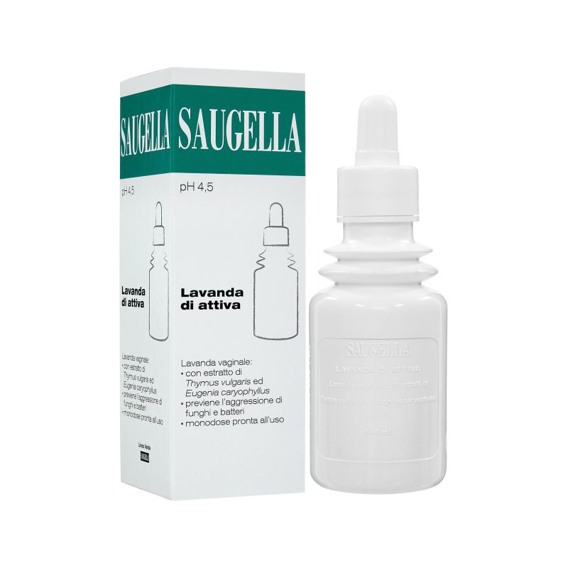 Saugella Attiva Detergente Intimo alla Lavanda 140ml