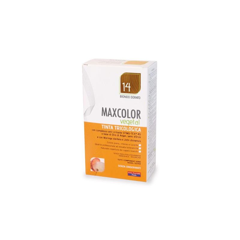 Tinta Vegetale MaxColor Biondo Dorato 14 - 140ml