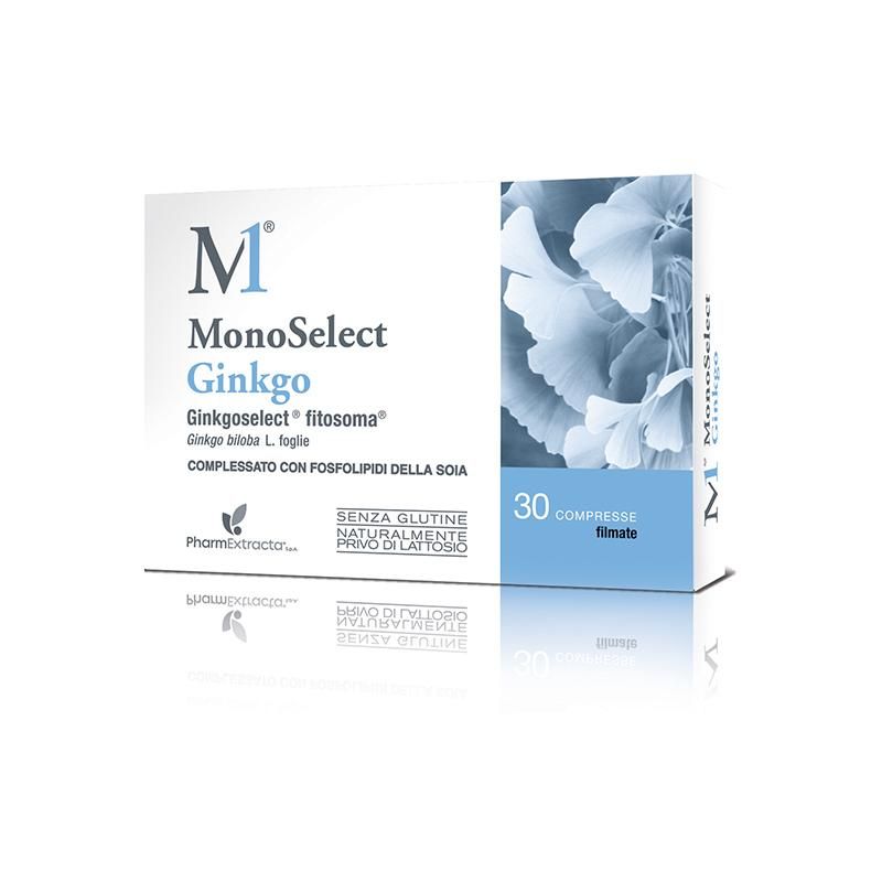 Monoselect Ginkgo: 30 Compresse di Supporto per la Funzione Cognitiva