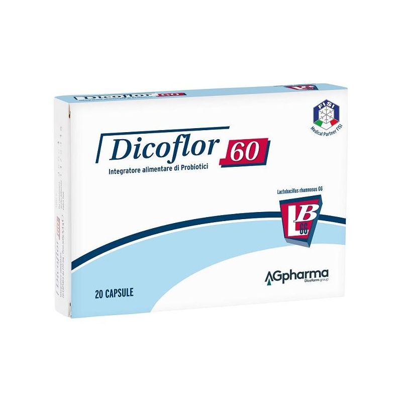 Dicoflor 60 Integratore Probiotico - 20 Capsule