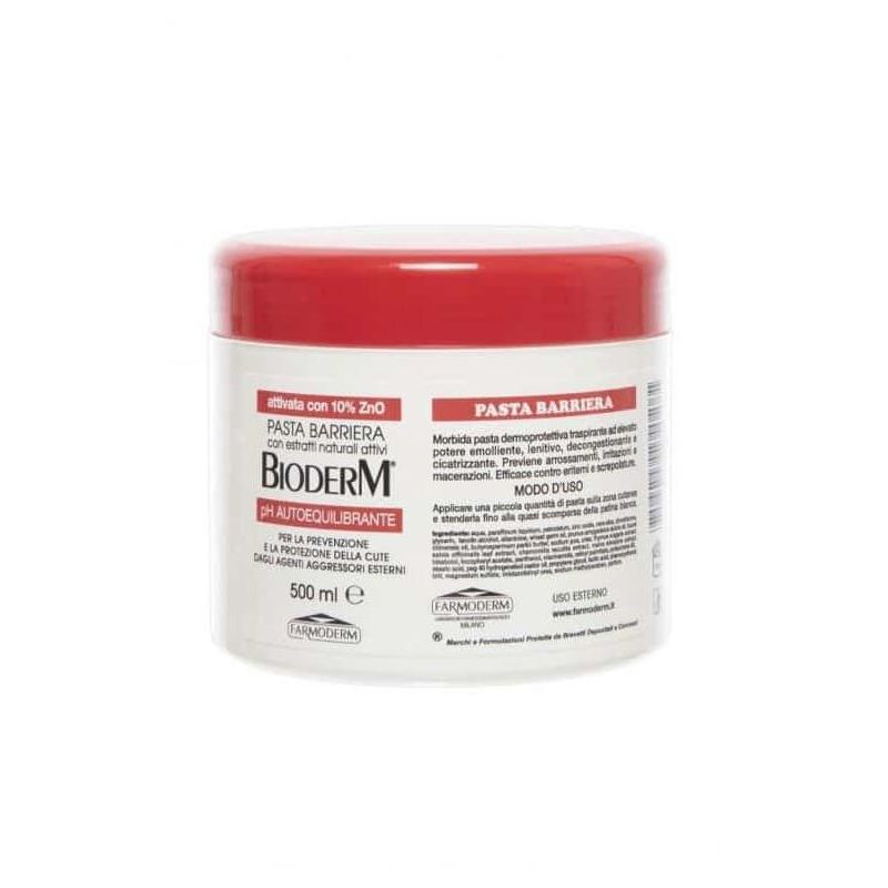 Bioderm Pasta Barriera Traspirante Con Zinco 500ml