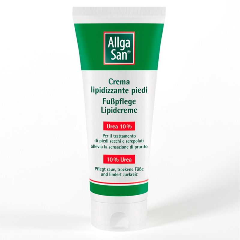 AllgaSan Crema Idratante Intensiva con Urea per Piedi Secchi - 100ml