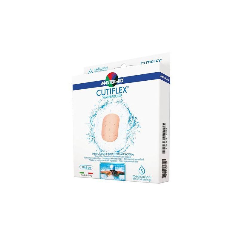 Master-Aid Cutiflex Benda Protettiva, 5 Pezzi, 12.5x12.5cm