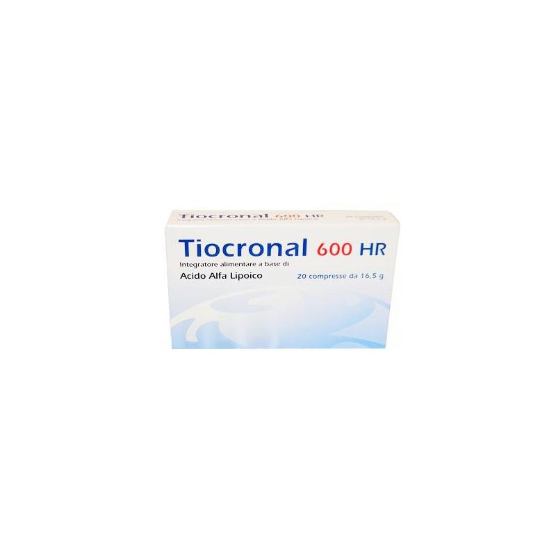 Tiocronal 600 HR - 20 Compresse ad Alta Resistenza