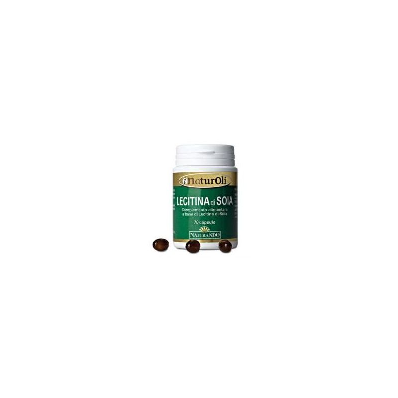 Lecitina di Soia Naturale Naturoli - 70 Capsule
