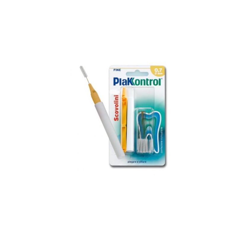 Plakkontrol Scovolini Interdentali 0,7mm - Pacco da 10 Pezzi