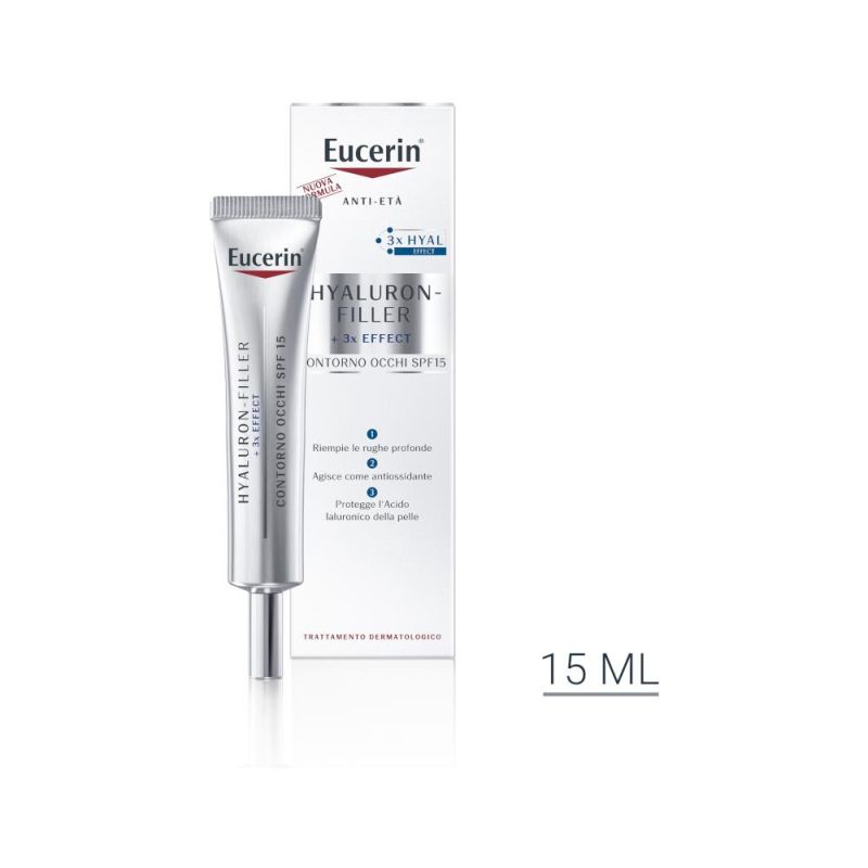 Eucerin Hyaluron-Filler Crema Contorno Occhi 15ml