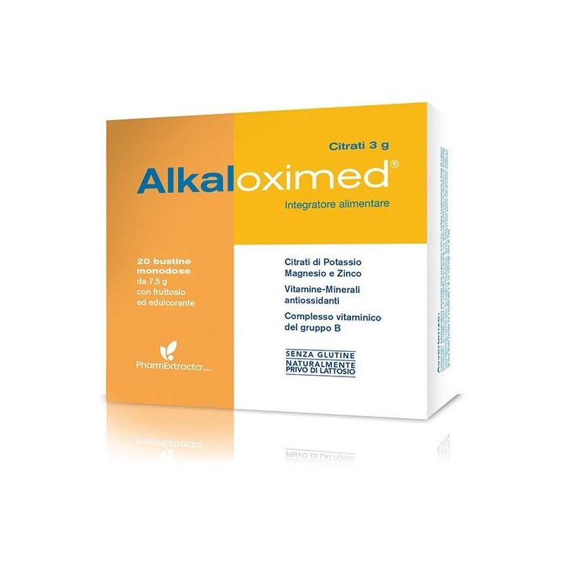 Alkaloximed - Pacchetto di 20 Buste Effervescenti per Digestione