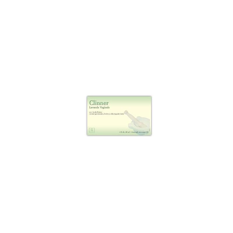 Set di 4 Flaconi Clinner Lavanda Vaginale da 140 ml con 4 Cannule Monouso in Blister