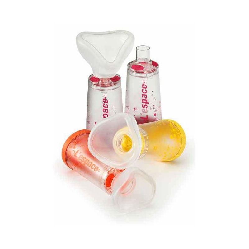 Distanziatore per Inalatori Neonati L'Espace con Valvola Arancione