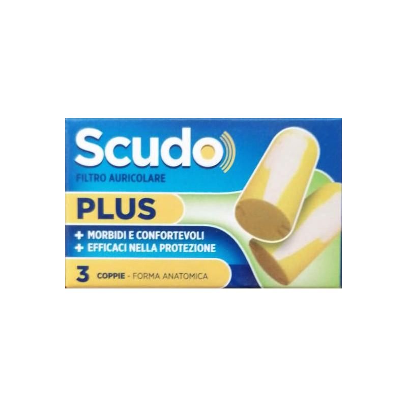 Scudo Plus Earplug - Pacco da 3 Coppie