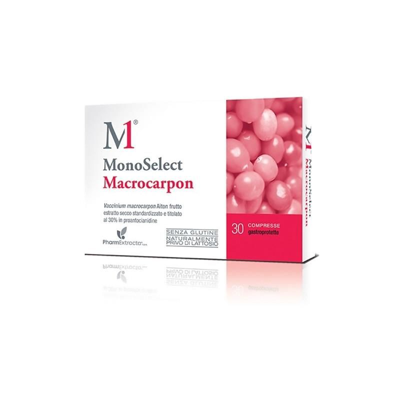Monoselect Macrocarpon - Integratore Alimentare con Cranberry - 30 Compresse