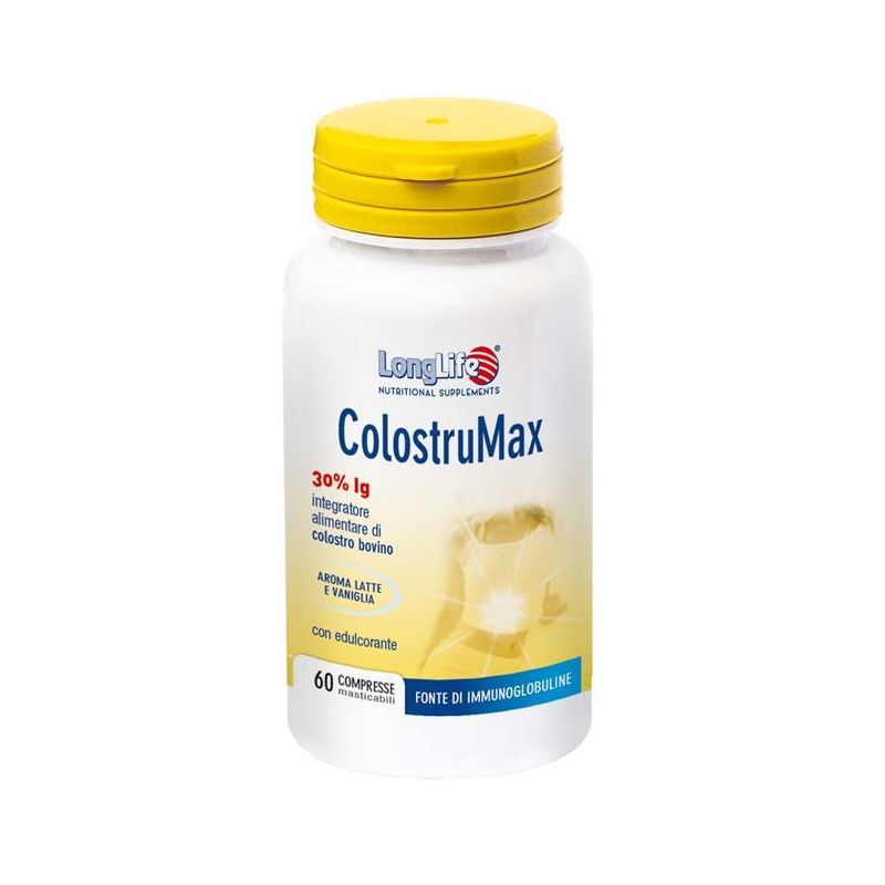 Colostrumax Longlife - 60 Tavolette per il Benessere Prolungato