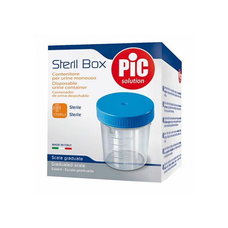 Contenitore Sterile Trasparente per Urine, 100ml - Pic 18139