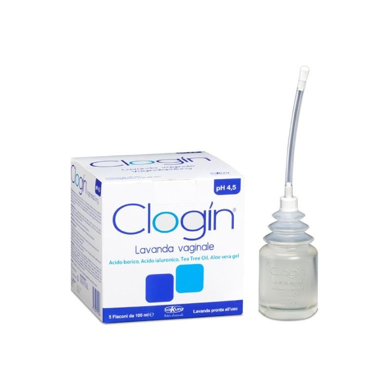 Clogin Lavanda Intima - Confezione da 5 Flaconi, 100ml Ciascuno