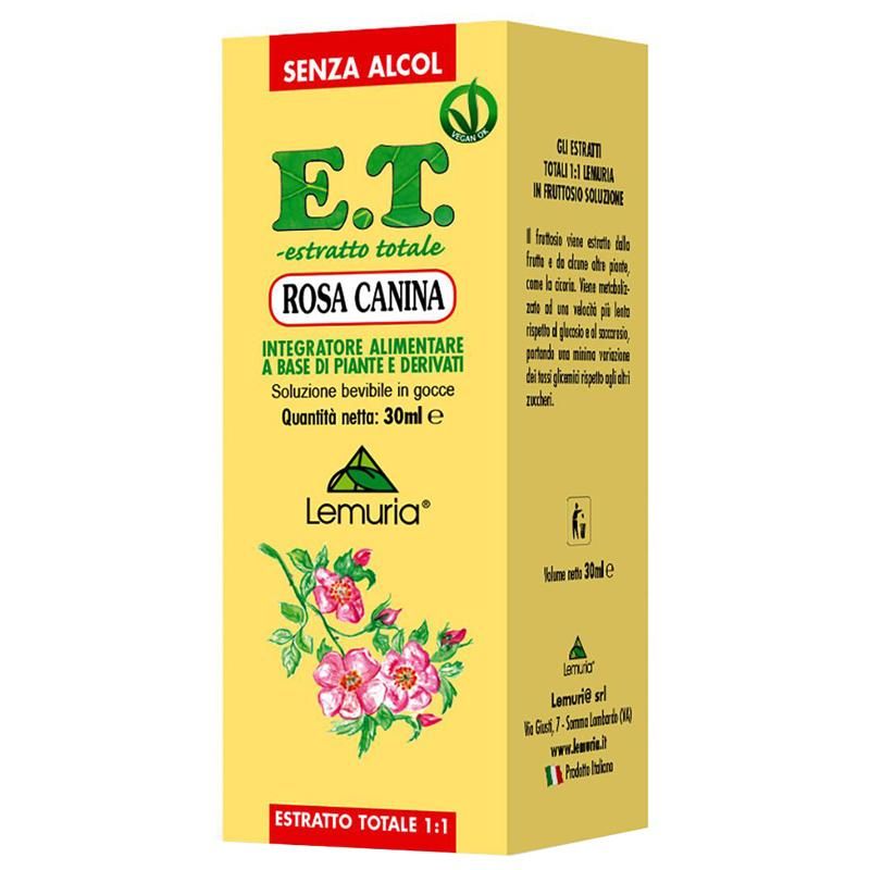 Estratto Totale di Rosa Canina 30ml - Formula Senza Alcol