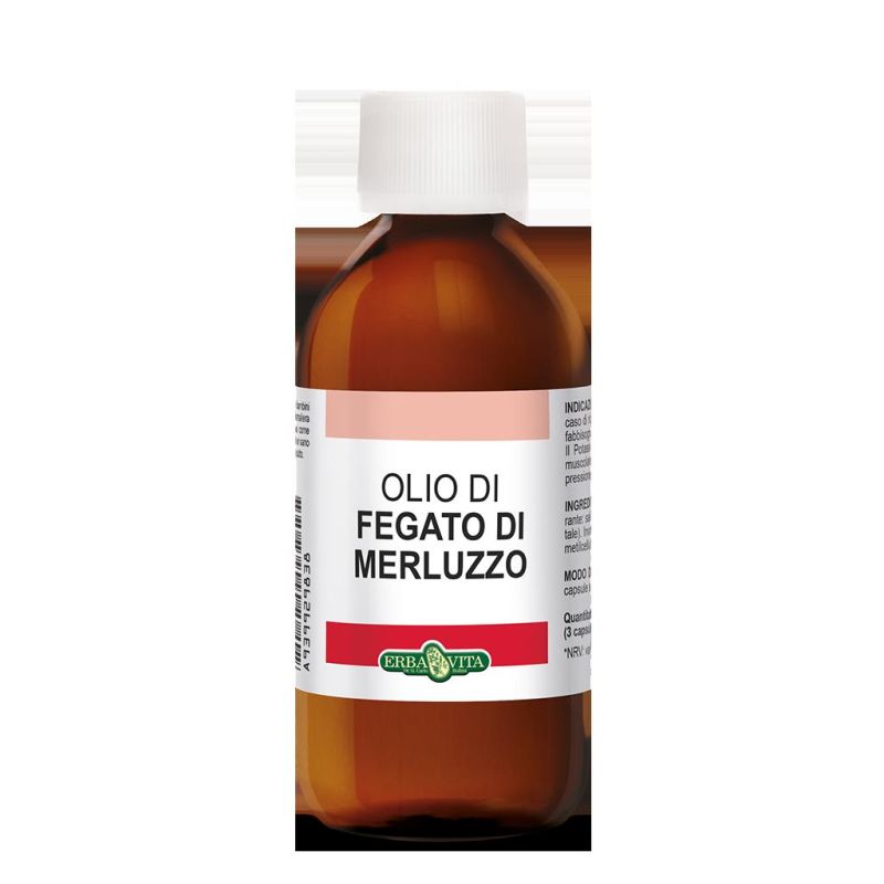 Olio di Fegato di Merluzzo Erba Vita - 100ml