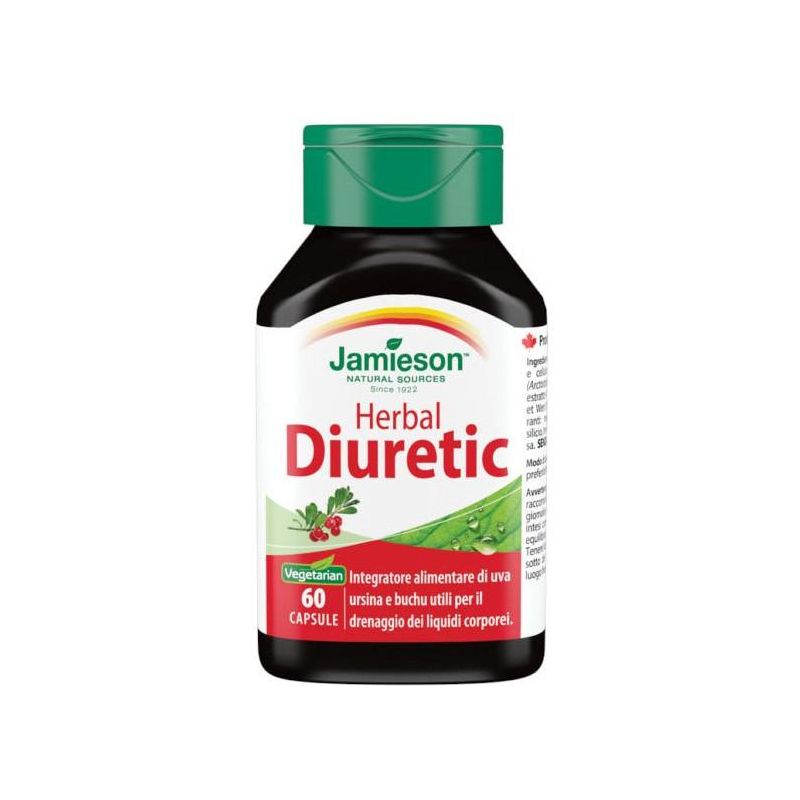 Jamieson Herbal Diuretic Supplement, 60 Capsule