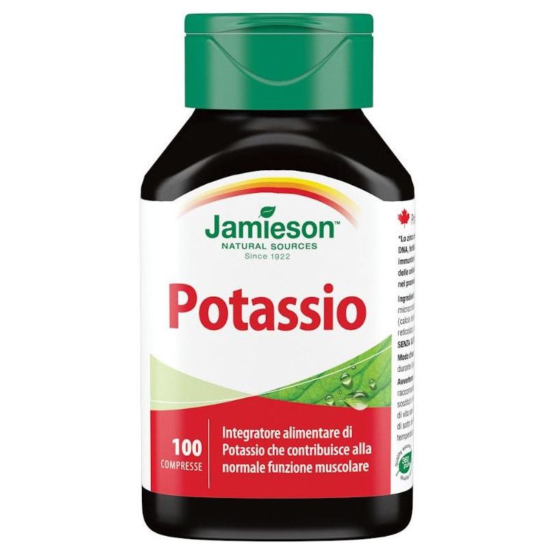 Jamieson Potassio - Integratore di Potassio - 100 Compresse