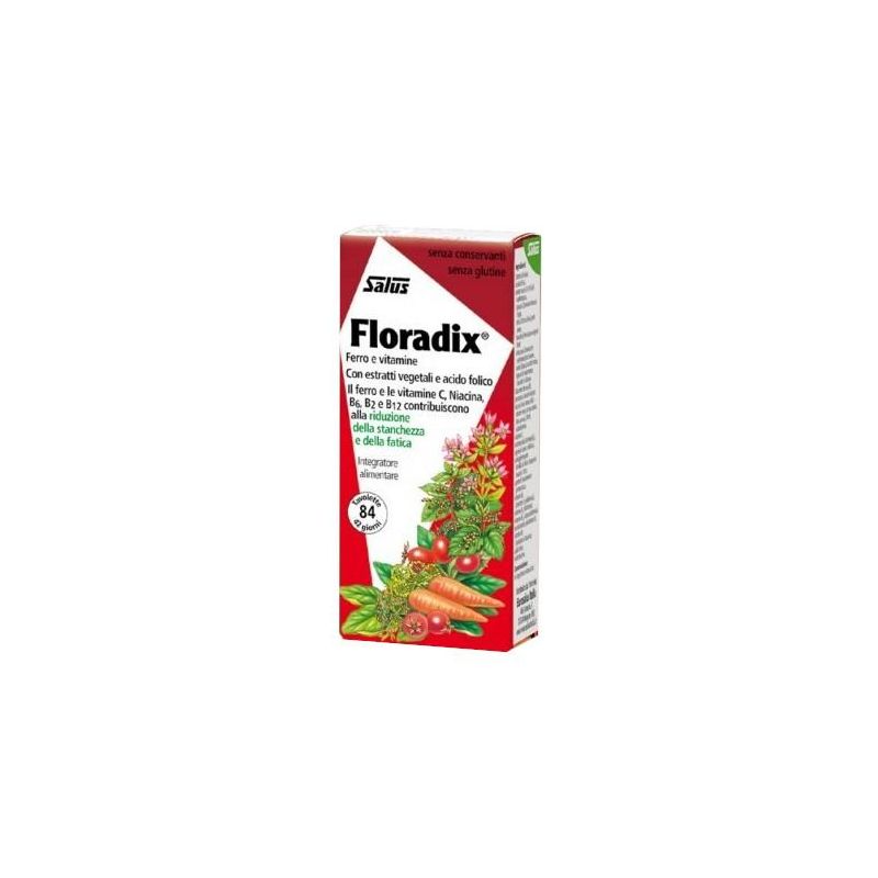 Floradix Ferro - Integratore di Ferro, 84 Tavolette