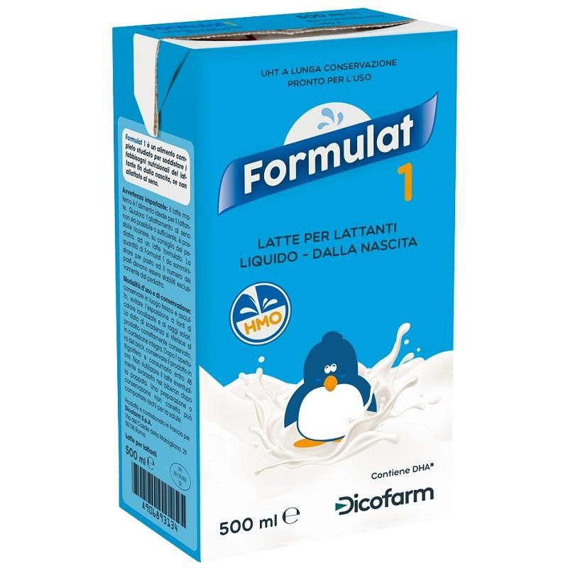 Formulat 1 - Latte Liquido Nutriente per Neonati dalla Nascita - 500ml