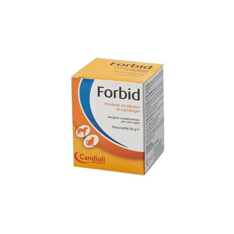 Forbid - Polvere di Mangime Complementare 50g per Cani e Gatti