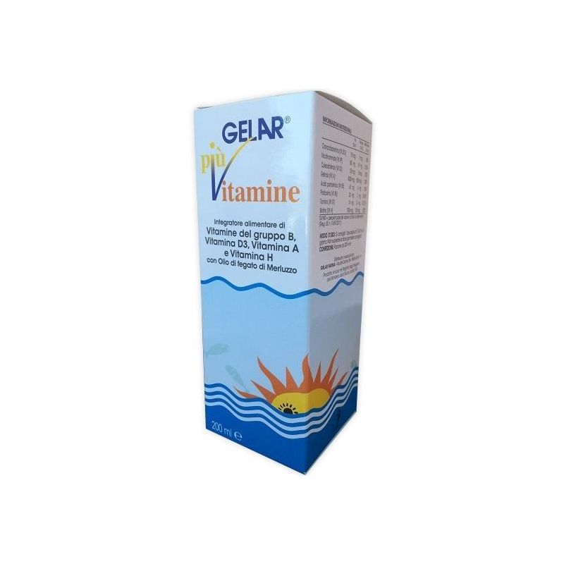 Gelar Piu Vitamine - Integratore Liquido, 200ml