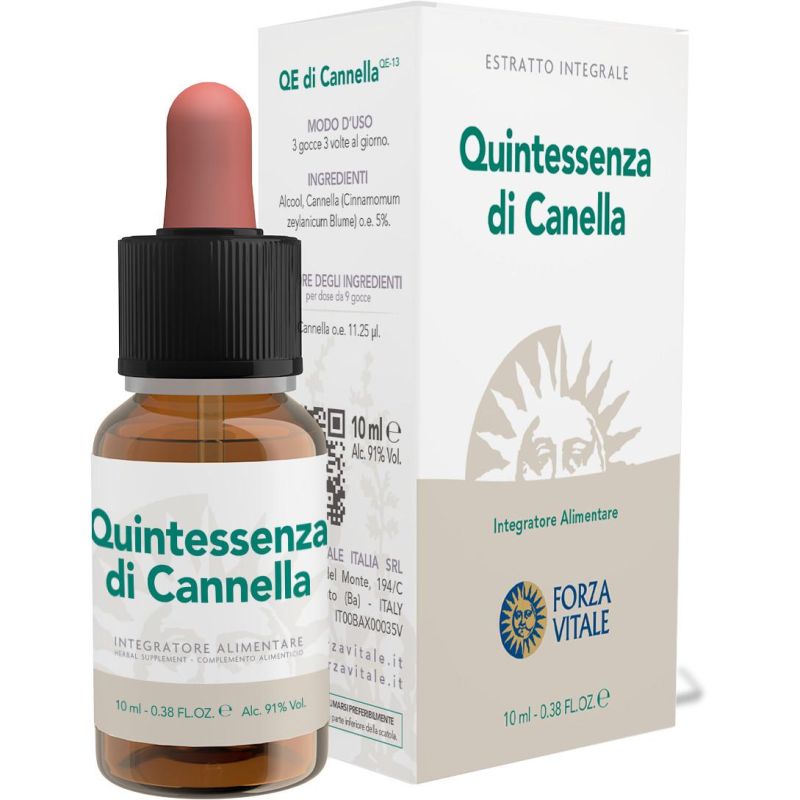 Ecosol - Essenza di Cannella Pura in Gocce, 10ml