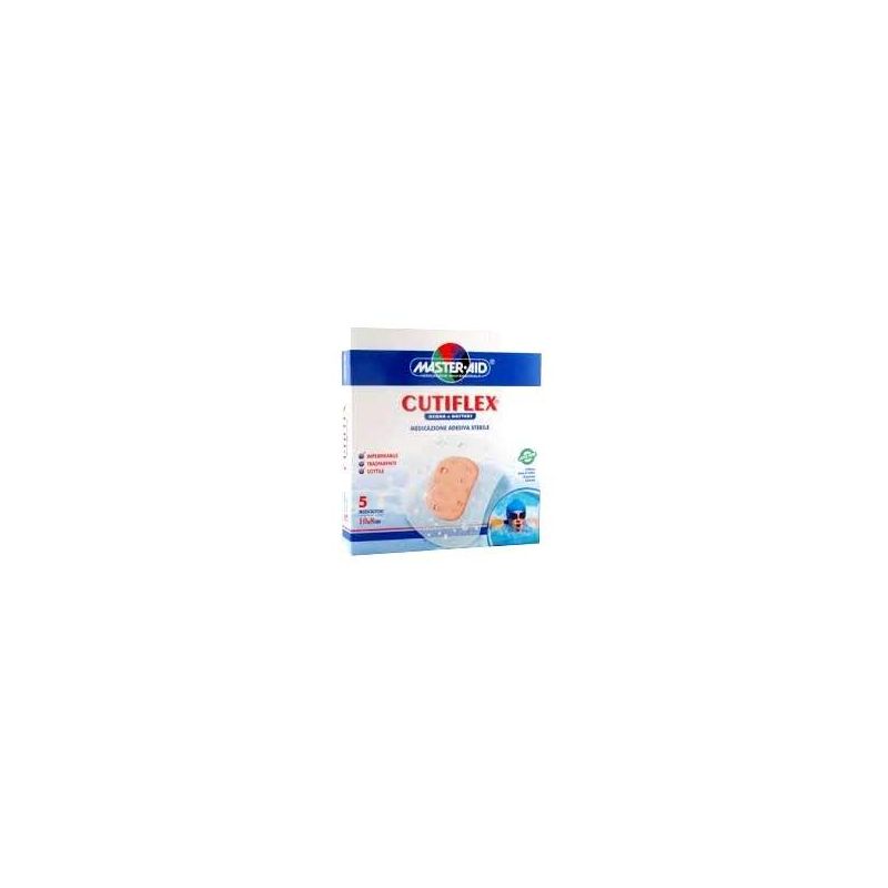 Master-Aid Cutiflex Cerotti Adesivi Sterili 10x6 cm, Confezione da 5