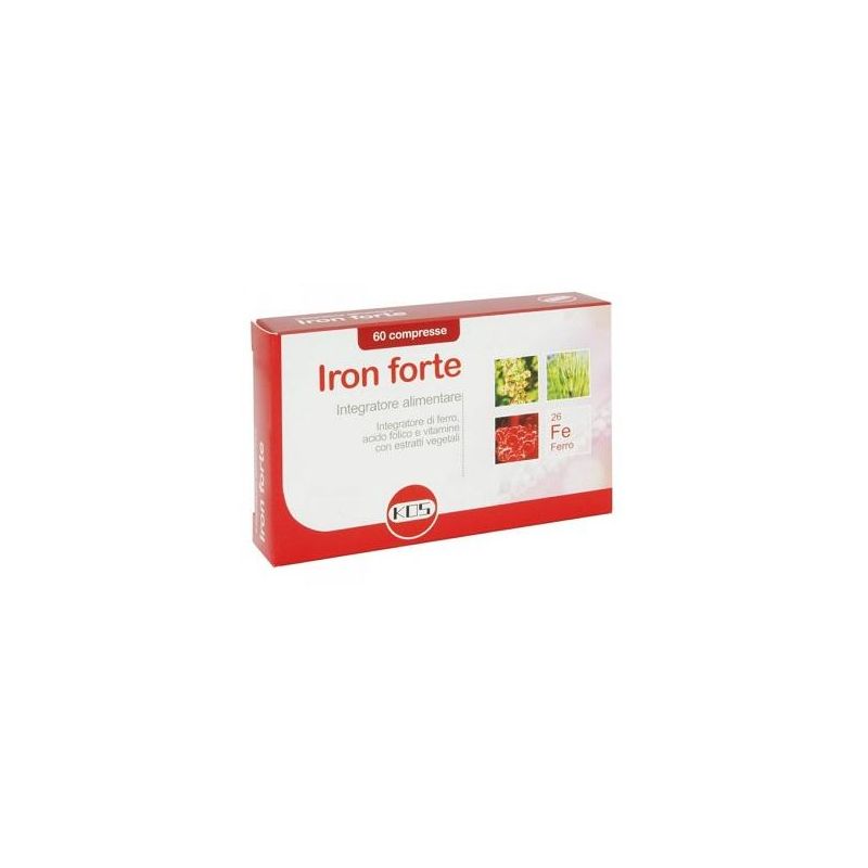 Ferro Forte 60 Compresse - Supplemento di Ferro di Alta Potenza