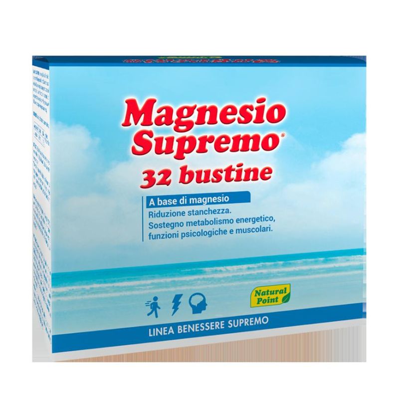 Magnesio Supremo in Bustine - Confezione da 32, 2,4g ciascuna