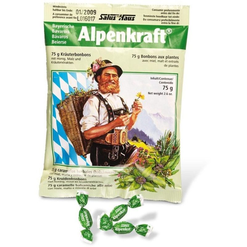 Caramelle Alpenkraft da 75g per la Gola
