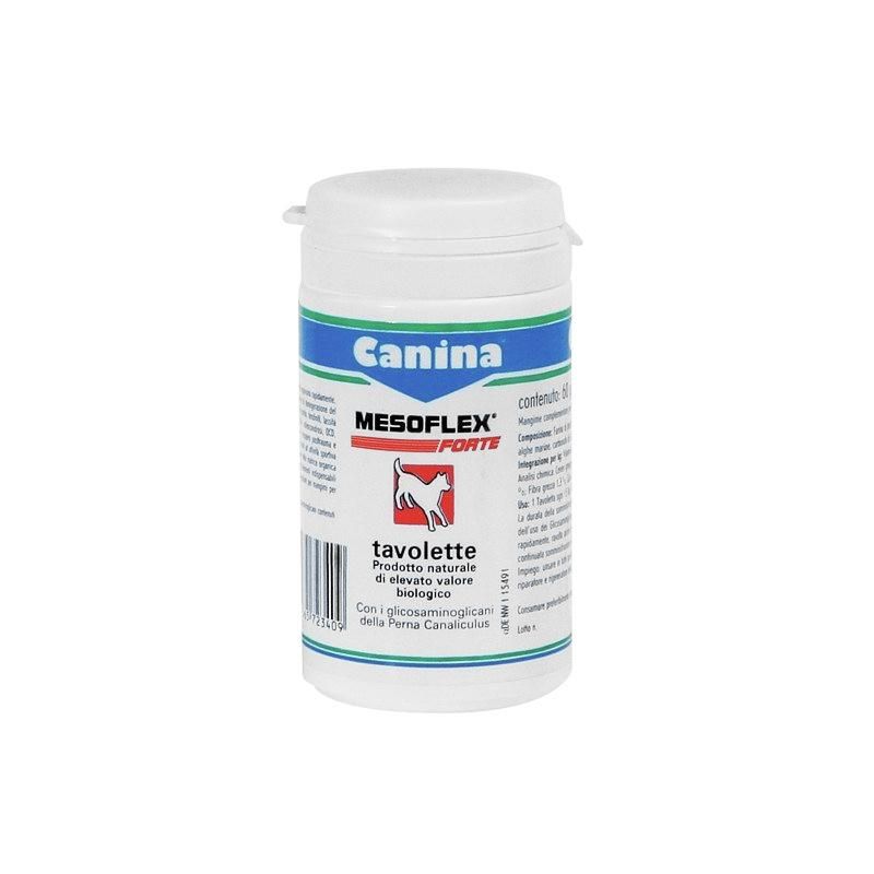 Canina Mesoflex Forte - Supplemento Alimentare per Cani, 60 Tavolette