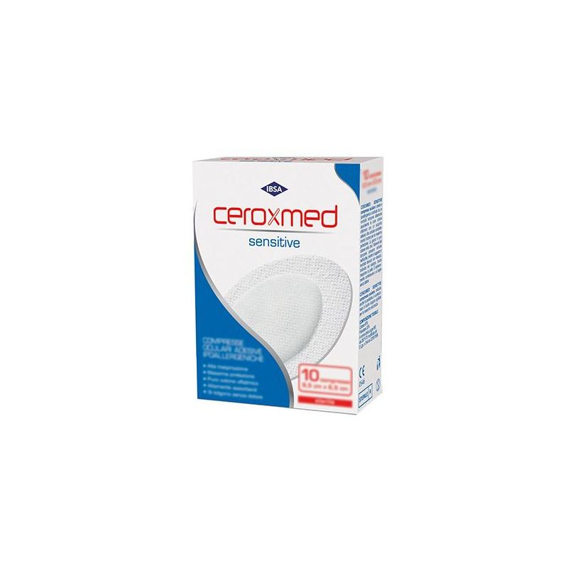 Ceroxmed Optiflex Sensitive - Cerotti Oculari Ipoallergenici, 10 Pezzi