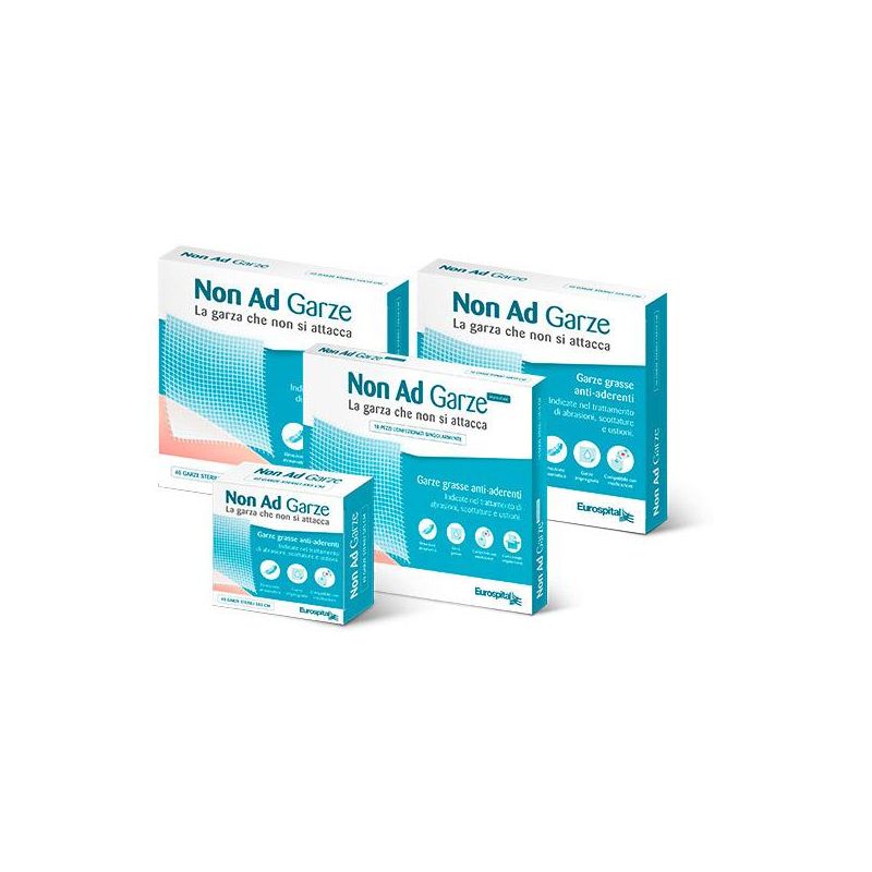Garza Paraffinata Medicale 10x10cm - Confezione da 40 Pezzi