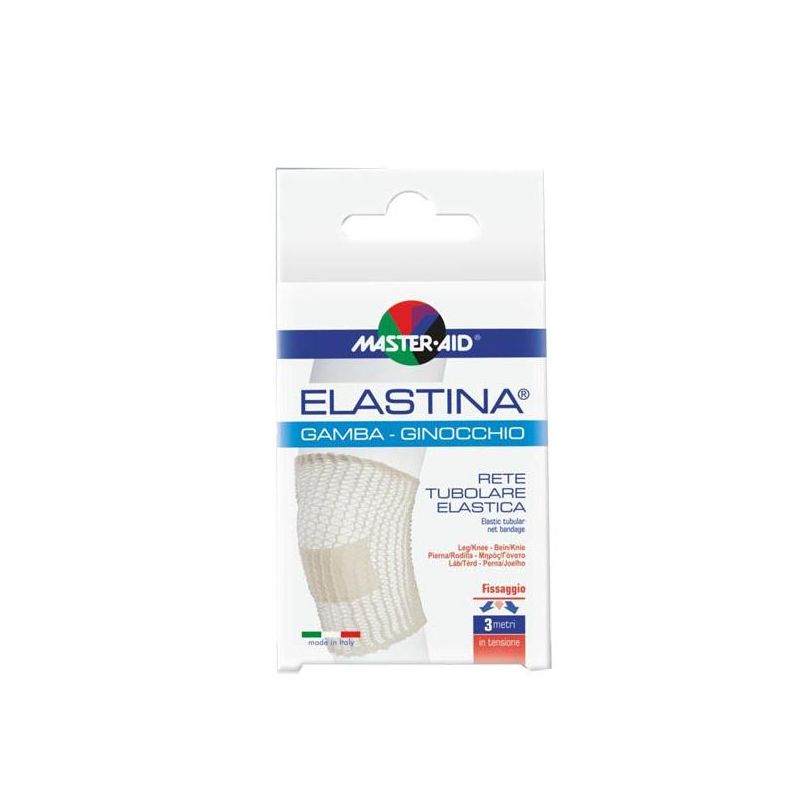 Rete Elastica di Supporto per Gamba e Ginocchio, Elastina, 3 Metri