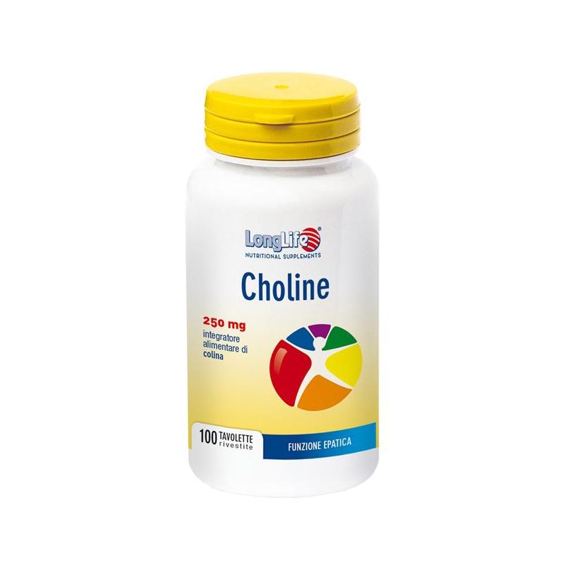 Longlife Choline - 100 Tavolette per il Sostegno Cognitivo