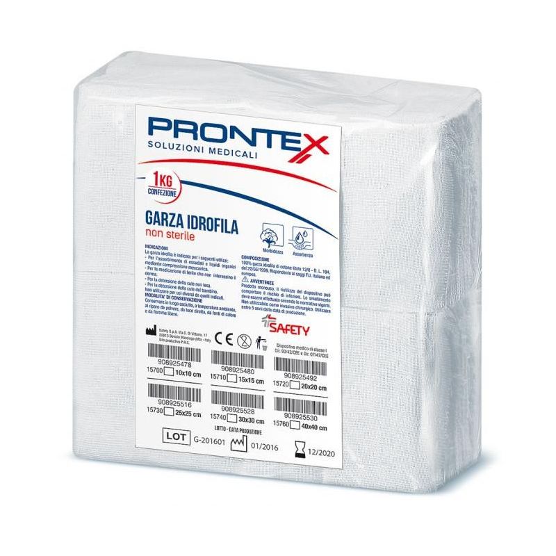 Prontex Tessuto di Garza Textile 15X15cm, 1kg