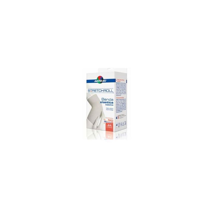 Master Aid - Bendaggio Elastico Stretchroll, 6 cm x 4 m