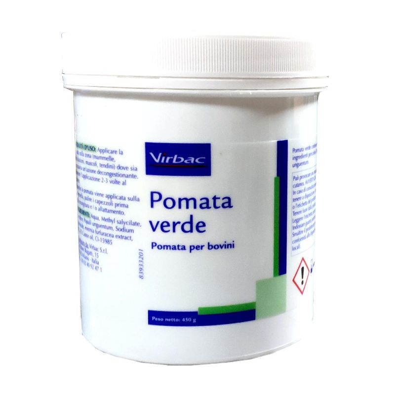 Pomata Protettiva Verde per Cura dei Bovini, 450g