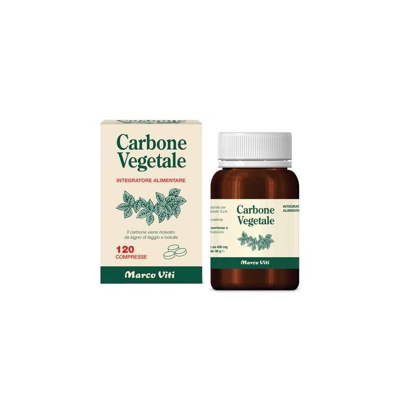 Carbone Vegetale - Pacchetto da 120 Compresse