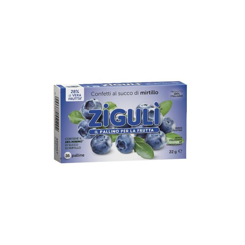 Zigul Mirtillo: Pacco da 36 Palline, 22g ciascuna