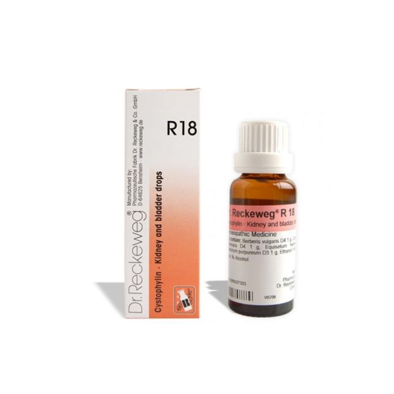 Gocce Reckeweg R18 - Flacone da 22ml