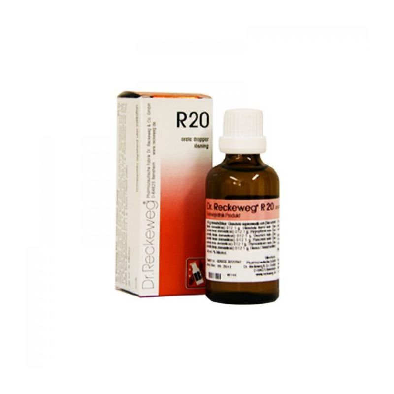 Gocce Reckeweg R20 - Flacone da 22ml