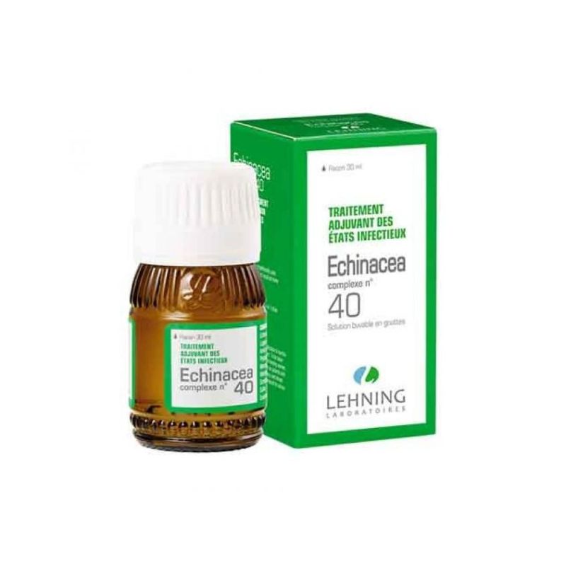 Lehning Echinacea Compatta No. 40 - Integratore naturale, 30ml