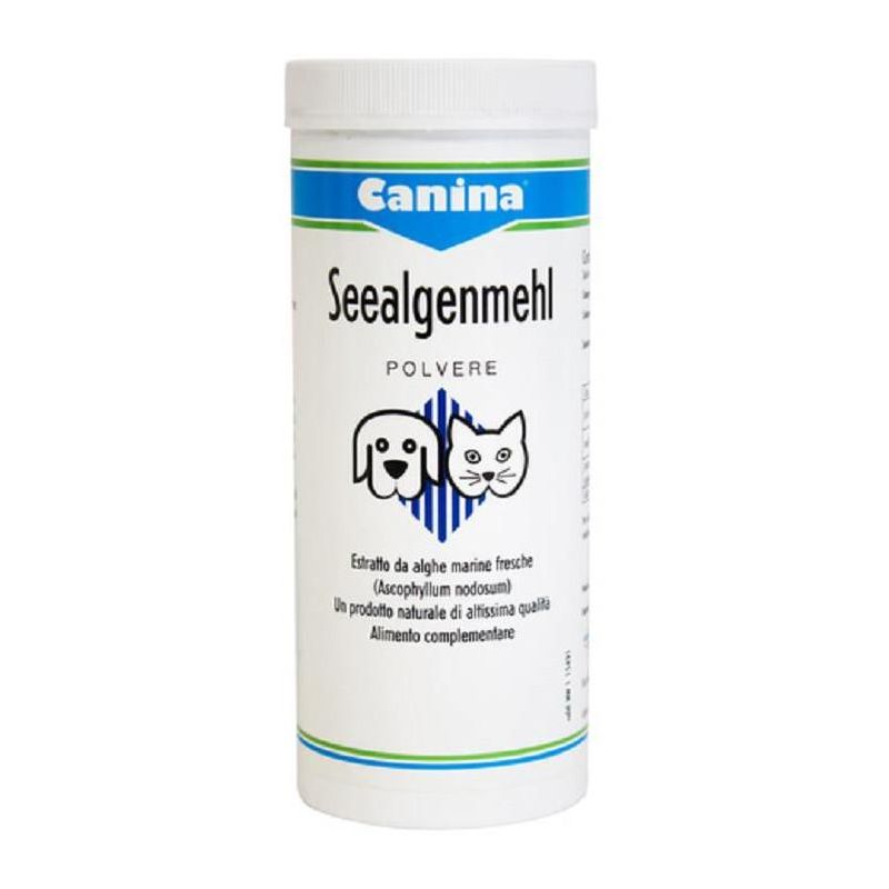 Polvere di Alghe Marine Canina Seealgen per Cani e Gatti - 250g