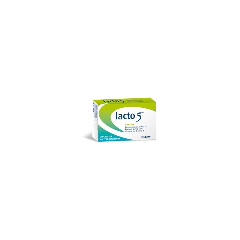 Lacto 5 Probiotic Supplement - 20 Capsule