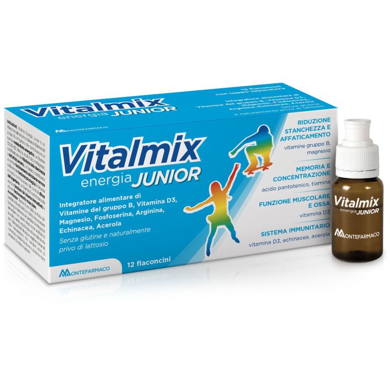 Vitalmix Junior - Pack di 12 Fiale Energizzanti per Bambini